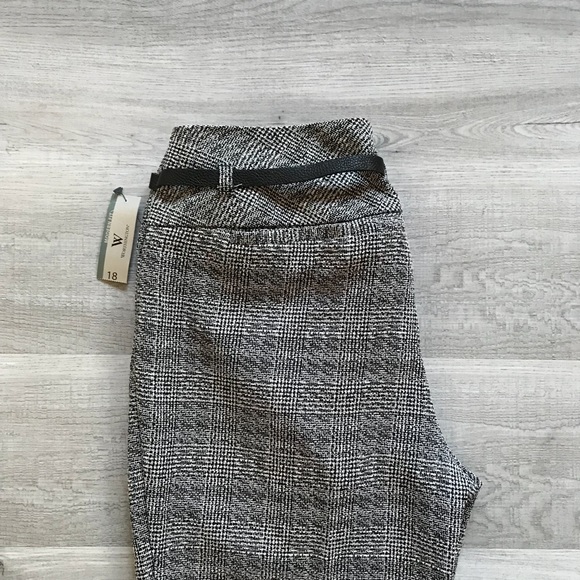 Worthington Plaid Tweed Trousers - Picture 4 of 5
